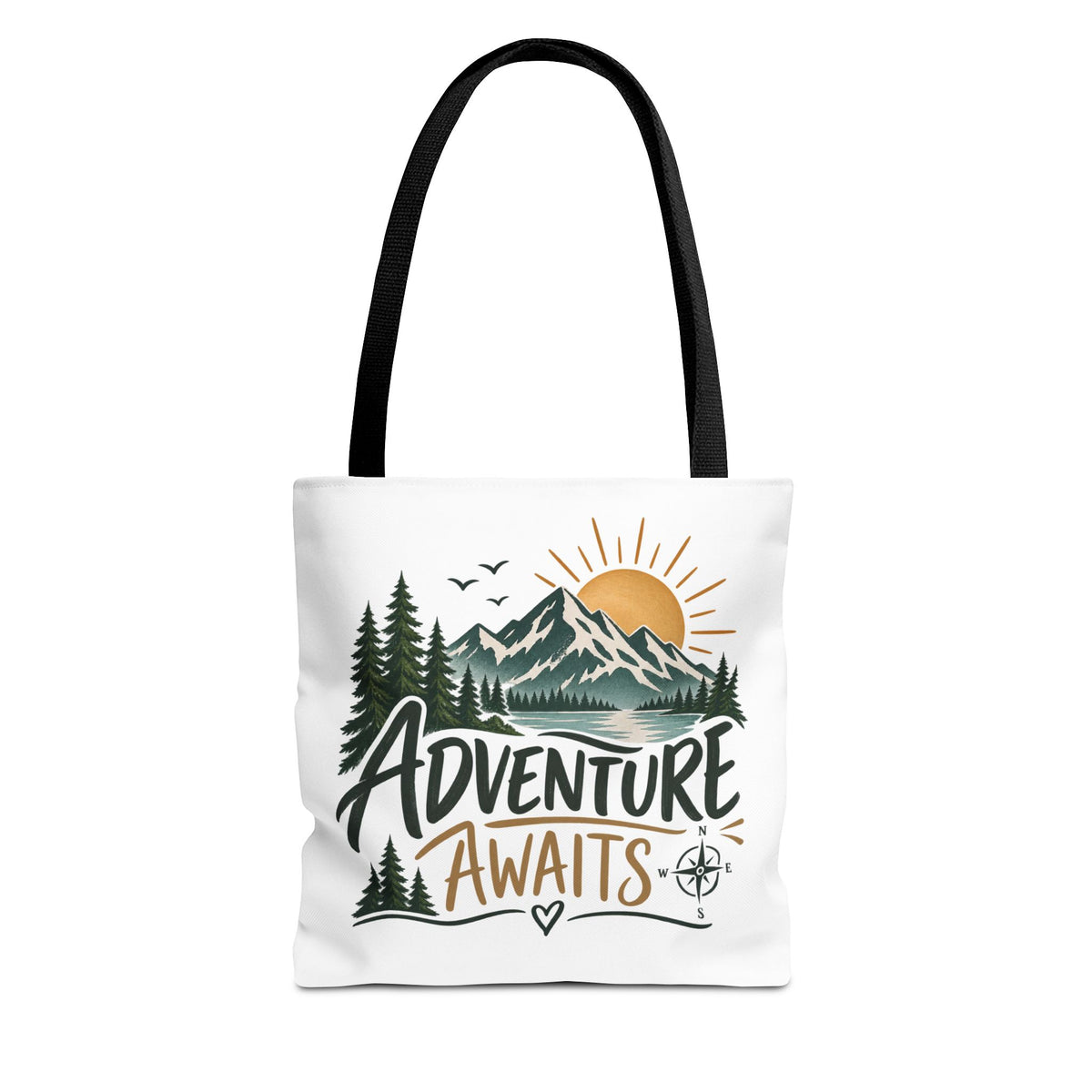 Adventure Awaits Tote Bag – Outdoor & Travel Gift