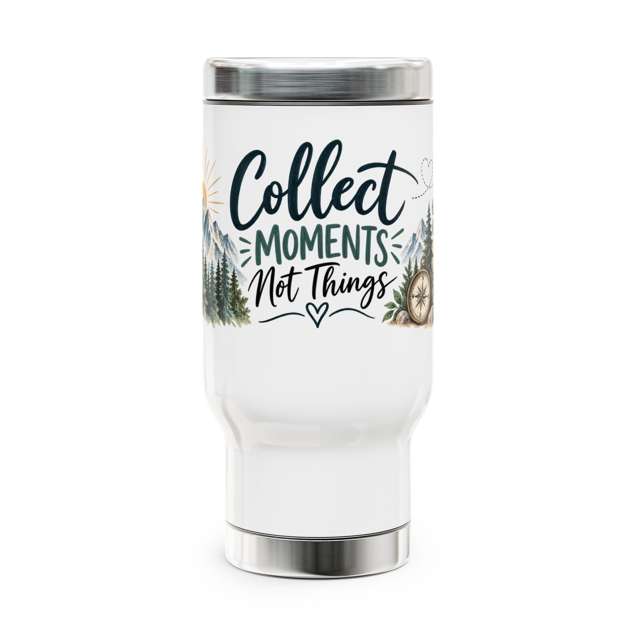 Collect Moments Travel Mug – 14 oz Stainless Steel Adventure Mug